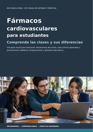 Capa real: Fármacos Cardiovasculares para Estudiantes